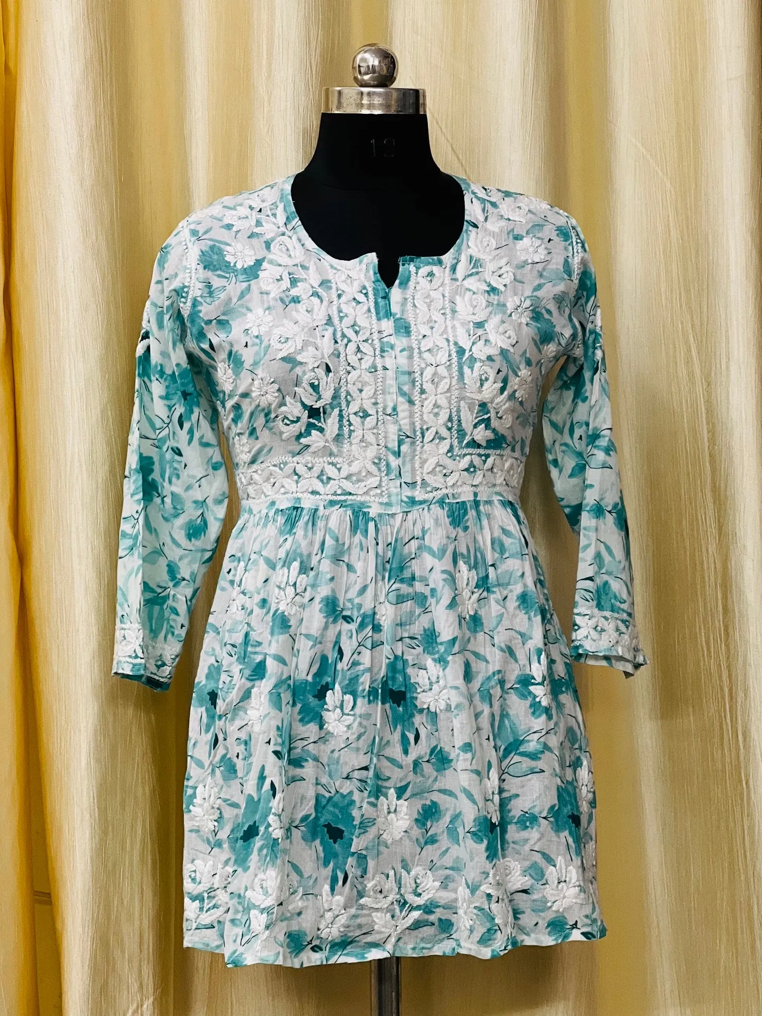 Short Chikankari Gowns