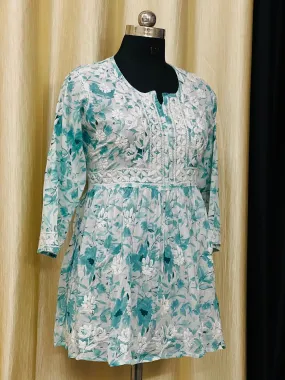 Short Chikankari Gowns