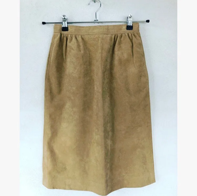 Suede Skirt