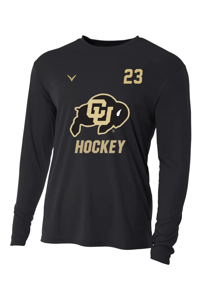 University of Colorado Gold Long Sleeve Performance Crew