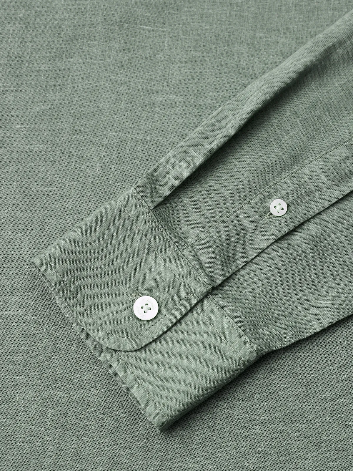 Urban Minimalist Long-Sleeve Linen Shirt