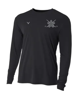 US Secret Service Black Long Sleeve Performance Crew