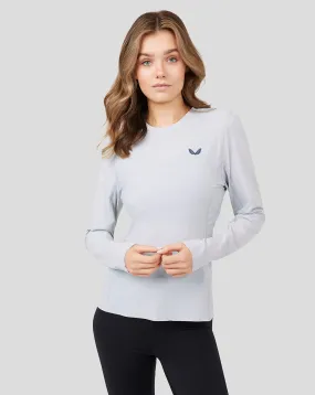 Womens Mist Metatek Long Sleeve Training Tee